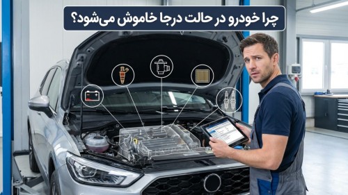 چرا خودرو در حالت درجا خاموش می‌شود؟