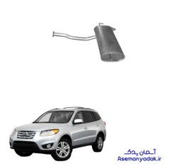 منبع عقب کاتالیزور اگزوز سانتافه 6 سیلندر